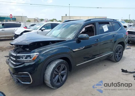 2021 Volkswagen Atlas 3.6L V6 Se W/Technology R-Line z USA, uszkodzony, nr VIN 1V2PR2CA7MC510191